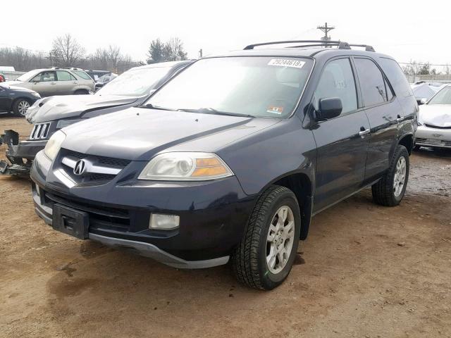 2HNYD18654H538811 - 2004 ACURA MDX TOURIN BLACK photo 2