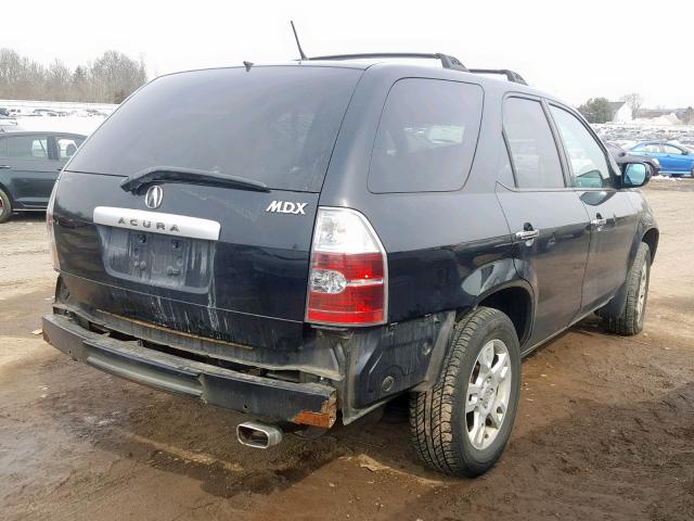 2HNYD18654H538811 - 2004 ACURA MDX TOURIN BLACK photo 4