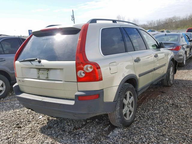 YV4CY592961235293 - 2006 VOLVO XC90 GOLD photo 4