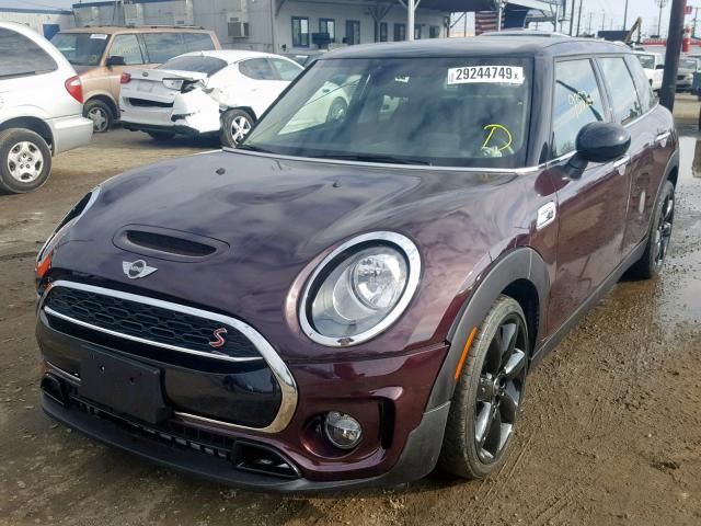 WMWLN9C53G2E47589 - 2016 MINI COOPER S C MAROON photo 2