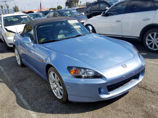 JHMAP21474T001954 - 2004 HONDA S2000 BLUE photo 1