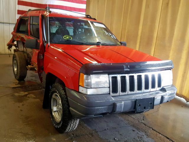 1J4GZ58S2WC166304 - 1998 JEEP GRAND CHER RED photo 1