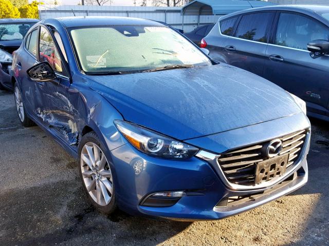 3MZBN1L70HM135820 - 2017 MAZDA 3 TOURING BLUE photo 1