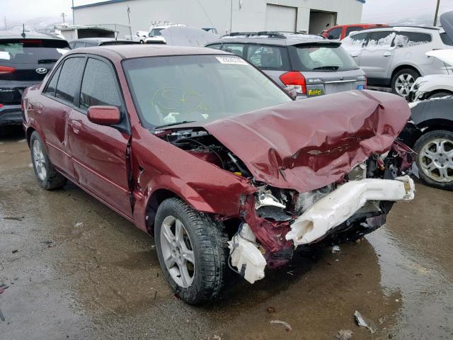 JM1BJ225330195204 - 2003 MAZDA PROTEGE DX BURGUNDY photo 1