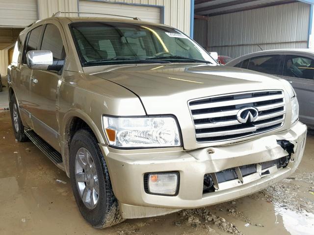 5N3AA08A65N803715 - 2005 INFINITI QX56 GOLD photo 1