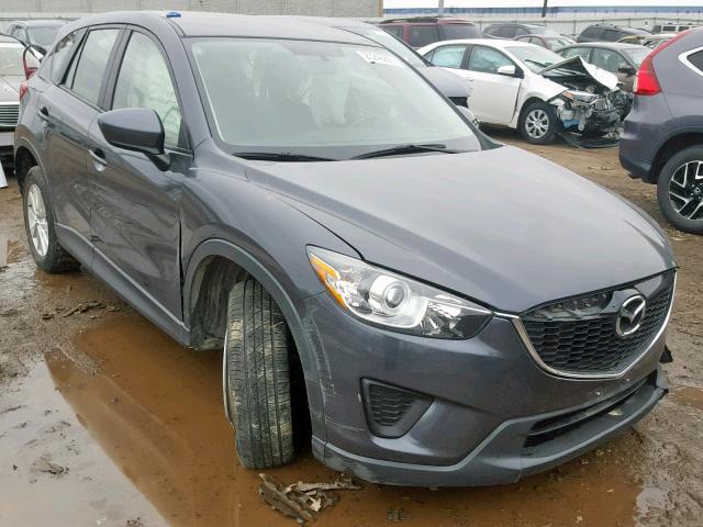 JM3KE4BE5E0392739 - 2014 MAZDA CX-5 SPORT GRAY photo 1