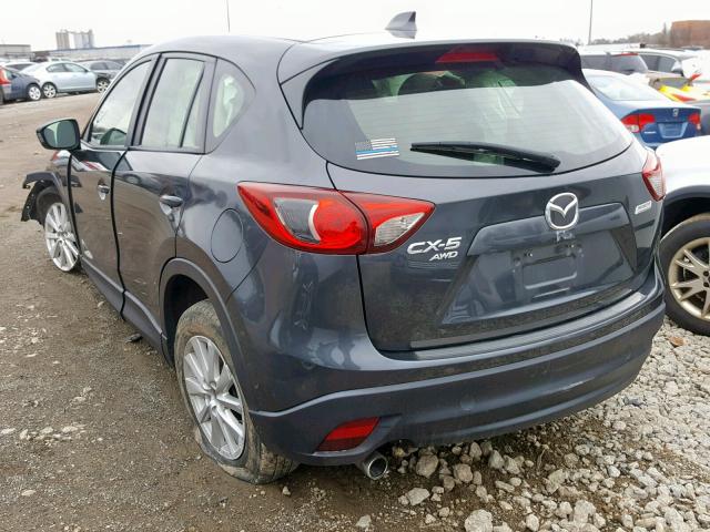 JM3KE4BE5E0392739 - 2014 MAZDA CX-5 SPORT GRAY photo 3