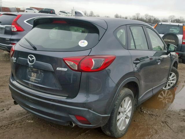 JM3KE4BE5E0392739 - 2014 MAZDA CX-5 SPORT GRAY photo 4