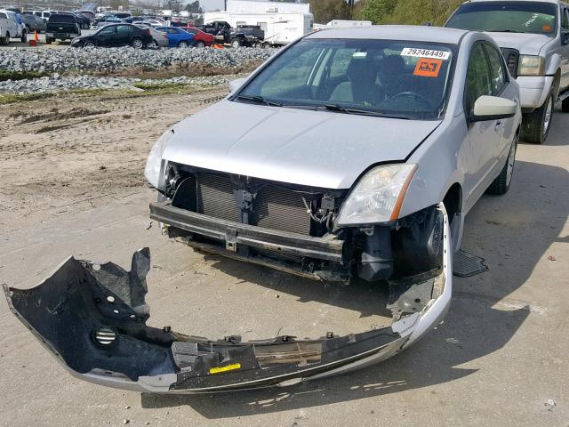 3N1AB6AP3AL716699 - 2010 NISSAN SENTRA 2.0 SILVER photo 2