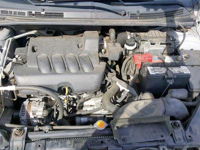 3N1AB6AP3AL716699 - 2010 NISSAN SENTRA 2.0 SILVER photo 7