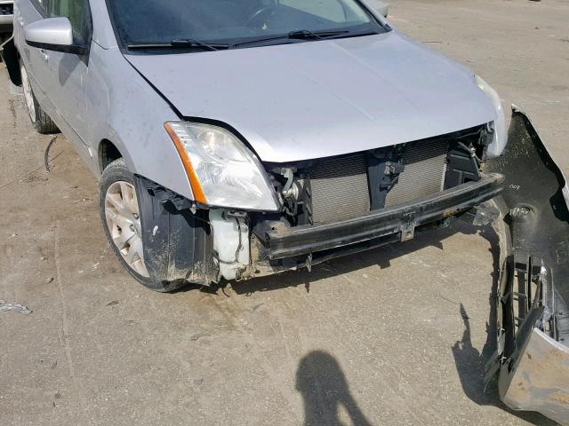 3N1AB6AP3AL716699 - 2010 NISSAN SENTRA 2.0 SILVER photo 9