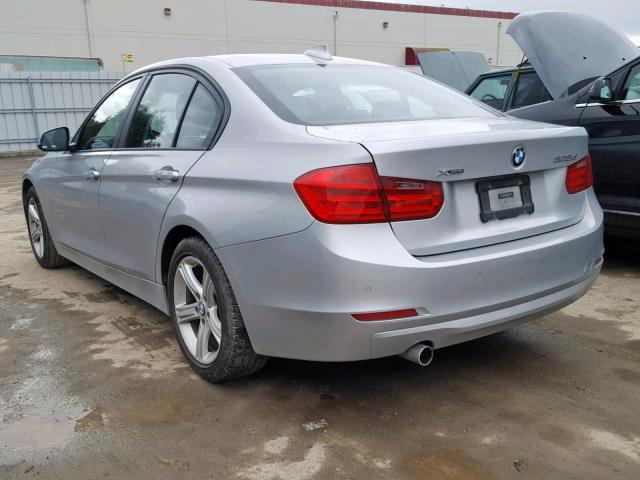 WBA3D5C56EKX98440 - 2014 BMW 328 D SILVER photo 3