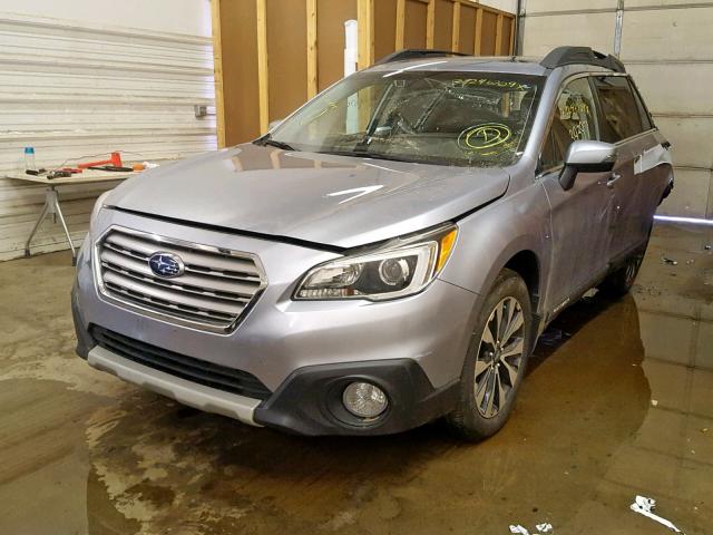 4S4BSENC3F3259443 - 2015 SUBARU OUTBACK 3. SILVER photo 2