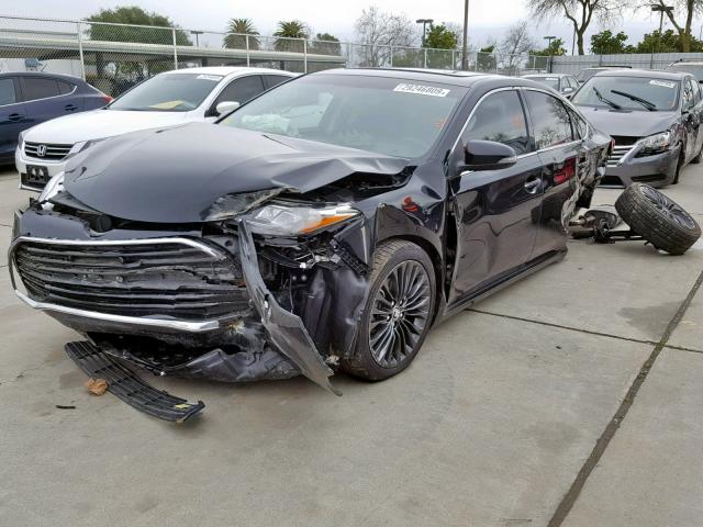 4T1BK1EB0GU225486 - 2016 TOYOTA AVALON XLE BLACK photo 2