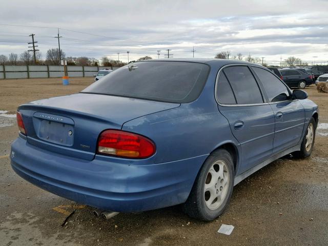 1G3WS52K0XF341132 - 1999 OLDSMOBILE INTRIGUE G BLUE photo 4