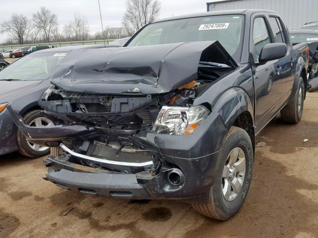 1N6AD0EV3CC408960 - 2012 NISSAN FRONTIER S GRAY photo 2