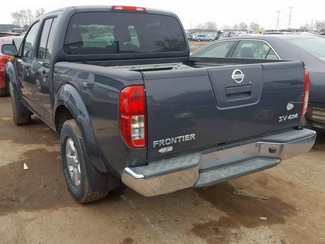 1N6AD0EV3CC408960 - 2012 NISSAN FRONTIER S GRAY photo 3