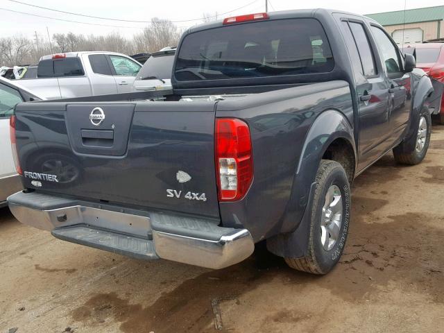 1N6AD0EV3CC408960 - 2012 NISSAN FRONTIER S GRAY photo 4