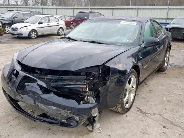 2G2WC58C161192902 - 2006 PONTIAC GRAND PRIX BLACK photo 2