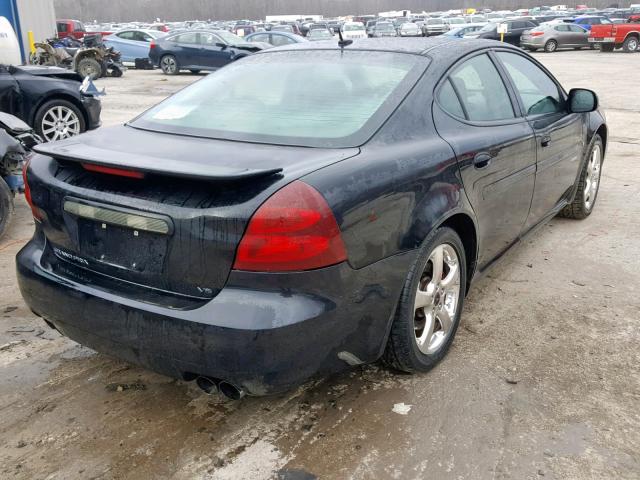 2G2WC58C161192902 - 2006 PONTIAC GRAND PRIX BLACK photo 4