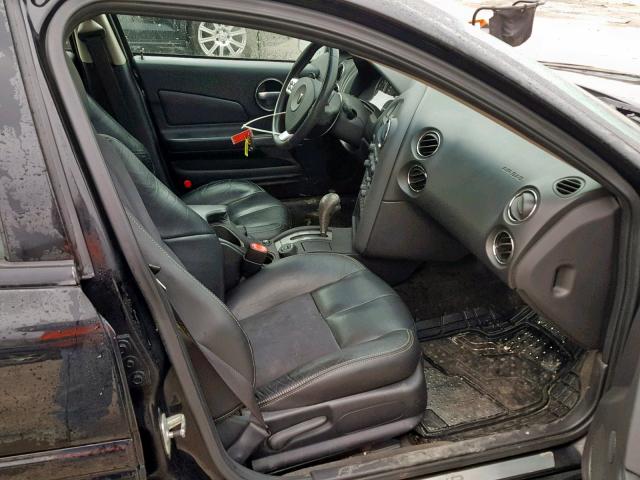 2G2WC58C161192902 - 2006 PONTIAC GRAND PRIX BLACK photo 5