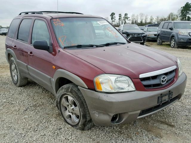 4F2YZ04153KM23385 - 2003 MAZDA TRIBUTE LX BURGUNDY photo 1