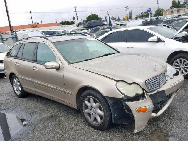 WDBRH61J34F528224 - 2004 MERCEDES-BENZ C 240 SPOR GOLD photo 1