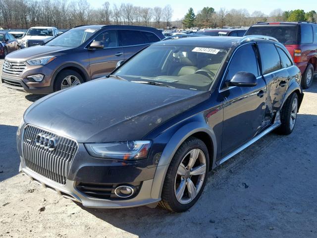 WA1UFAFL6DA184216 - 2013 AUDI A4 ALLROAD BLUE photo 2