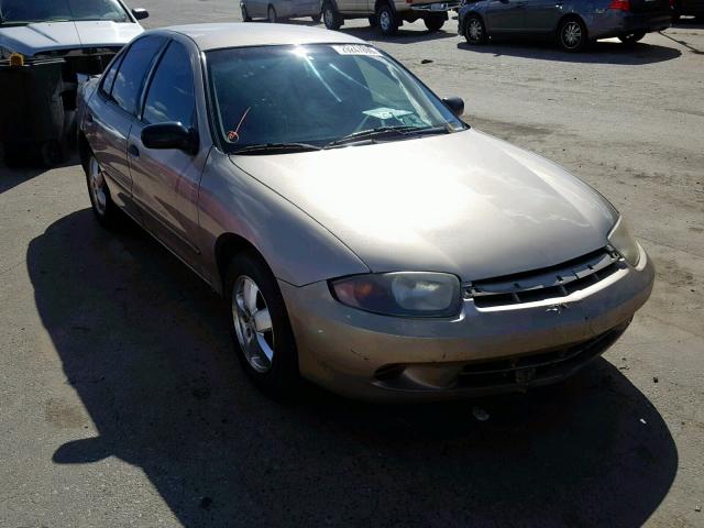 1G1JF52F637142682 - 2003 CHEVROLET CAVALIER L TAN photo 1