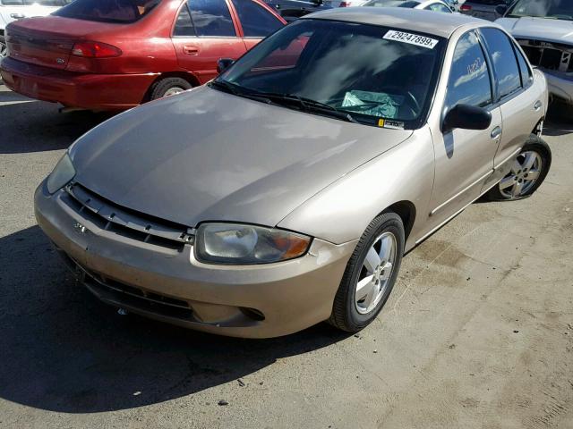 1G1JF52F637142682 - 2003 CHEVROLET CAVALIER L TAN photo 2