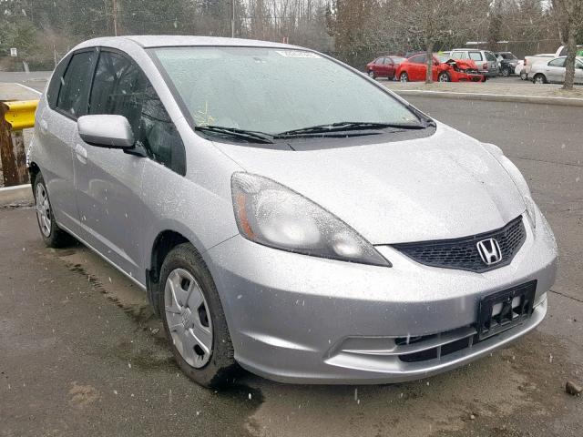 JHMGE8H39DC015838 - 2013 HONDA FIT SILVER photo 1