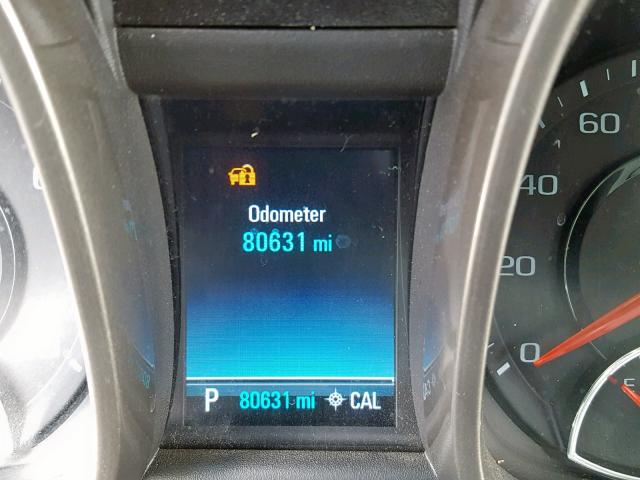 1G11H5SA5DF265489 - 2013 CHEVROLET MALIBU LTZ ვერცხლისფერი ფოტო 8