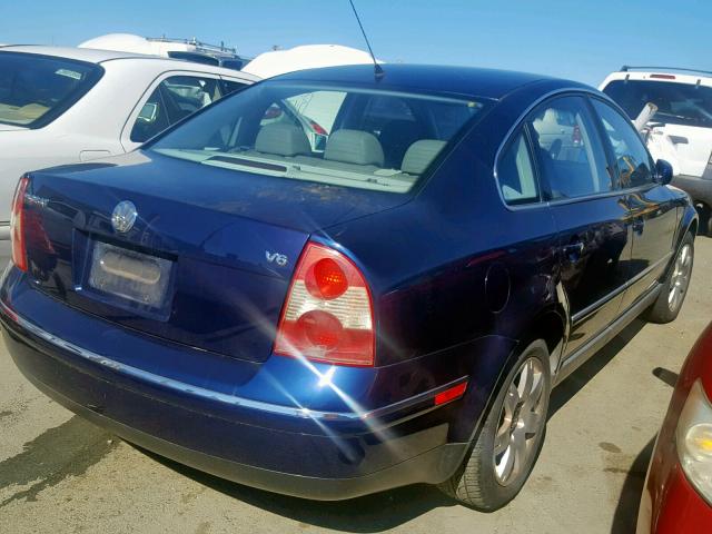 WVWRH63B11P267799 - 2001 VOLKSWAGEN PASSAT GLX 蓝色 照片 4