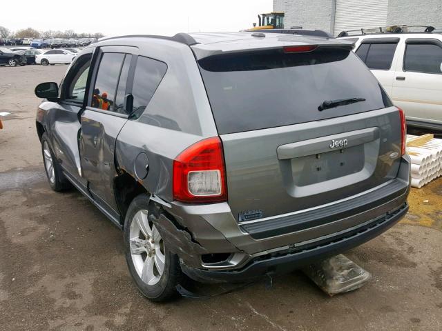 1J4NT1FA9BD264469 - 2011 JEEP COMPASS SP Сұр фото 3