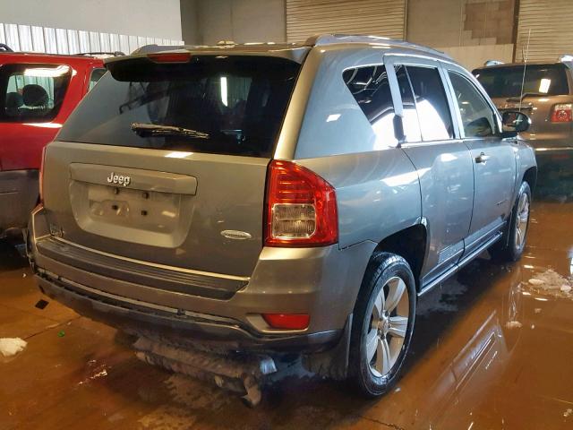 1J4NT1FA9BD264469 - 2011 JEEP COMPASS SP Сұр фото 4