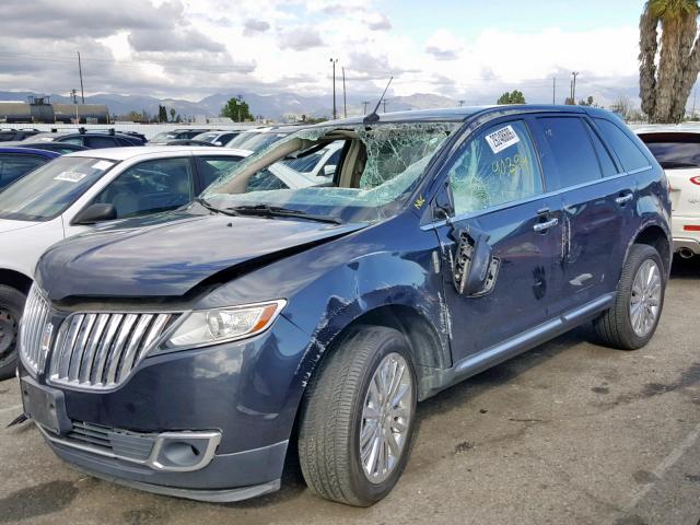 2LMDJ6JK6DBL24902 - 2013 LINCOLN MKX CHARCOAL photo 2