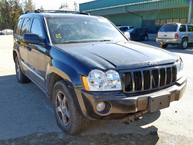 1J8HS48NX5C658511 - 2005 JEEP GRAND CHER BLACK photo 1