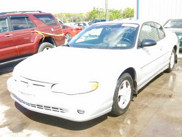 2G1WX15K019118944 - 2001 CHEVROLET MONTE CARL SILVER photo 2