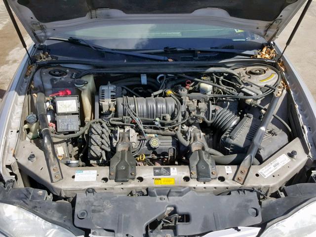 2G1WX15K019118944 - 2001 CHEVROLET MONTE CARL SILVER photo 7