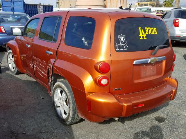 3GNDA23D36S581916 - 2006 CHEVROLET HHR LT ORANGE photo 3