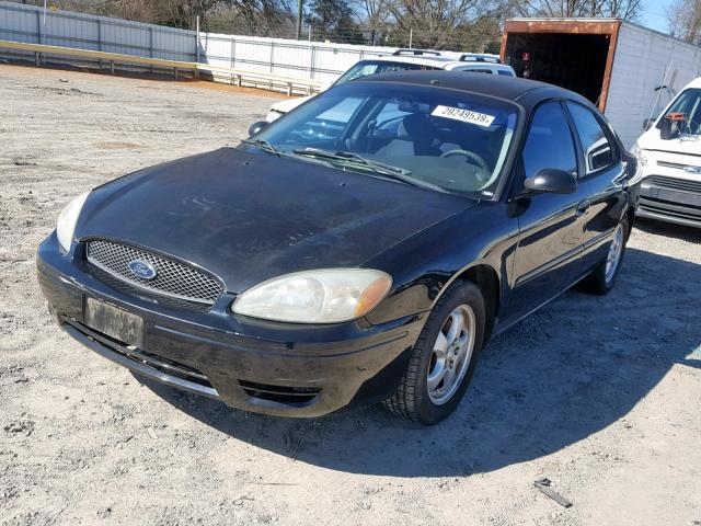 1FAFP55214A210500 - 2004 FORD TAURUS SES BLACK photo 2