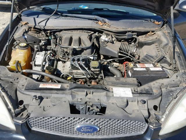 1FAFP55214A210500 - 2004 FORD TAURUS SES BLACK photo 7