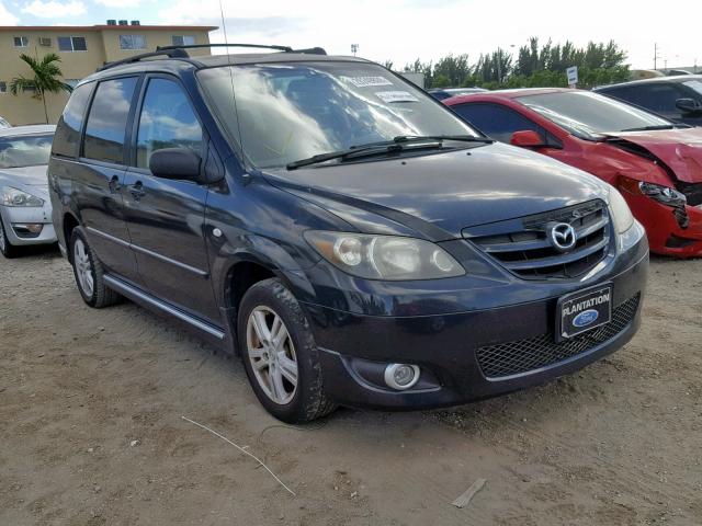 JM3LW28A440508148 - 2004 MAZDA MPV WAGON BLACK photo 1