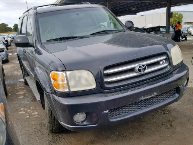 5TDBT48A13S161785 - 2003 TOYOTA SEQUOIA LI BLACK photo 1