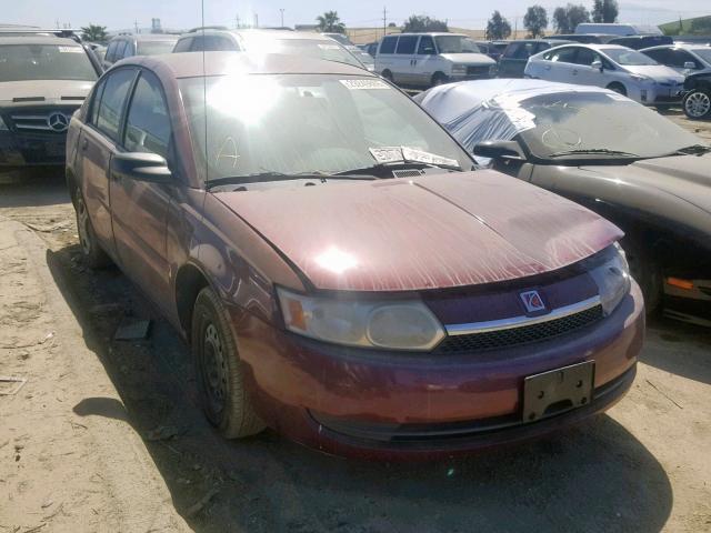 1G8AG52F73Z180568 - 2003 SATURN ION LEVEL MAROON photo 1