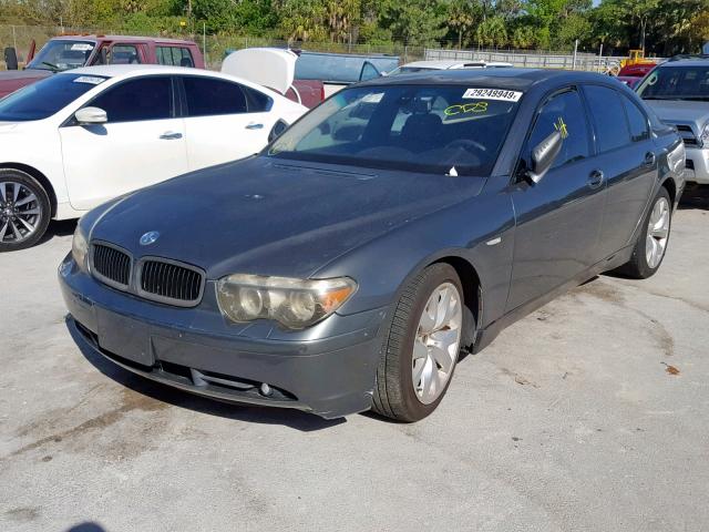 WBAGL63594DP73996 - 2004 BMW 745 I GRAY photo 2