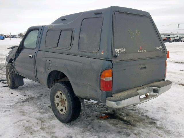 4TAPM62N6VZ254583 - 1997 TOYOTA TACOMA GREEN photo 3