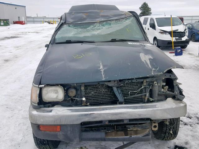 4TAPM62N6VZ254583 - 1997 TOYOTA TACOMA GREEN photo 9