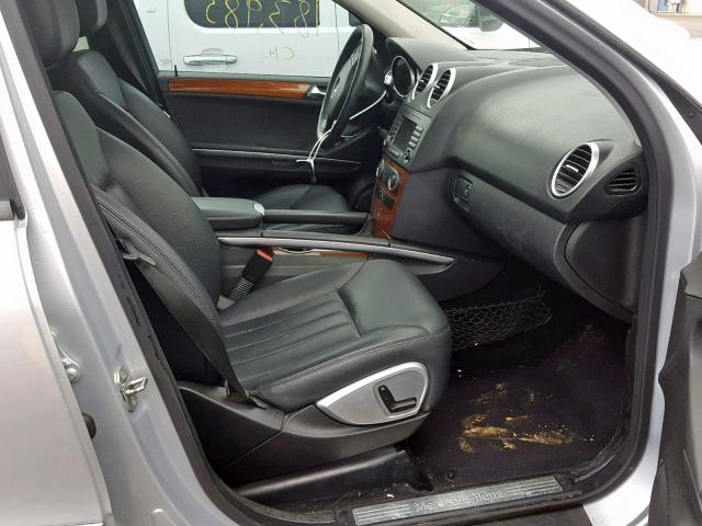 4JGBB22E97A207526 - 2007 MERCEDES-BENZ ML 320 CDI SILVER photo 5