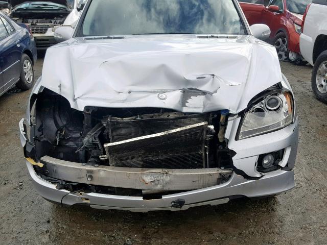 4JGBB22E97A207526 - 2007 MERCEDES-BENZ ML 320 CDI SILVER photo 9